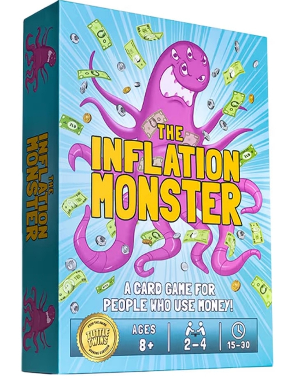 The Inflation Monster Card Game Like New Condition Angel Studios